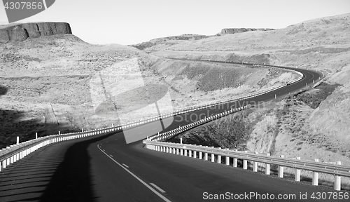 Image of Eastern Washington Desert Highway Lyons Ferry Road