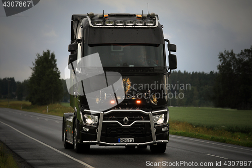 Image of Renault Trucks T Ghostrider on Dark Road