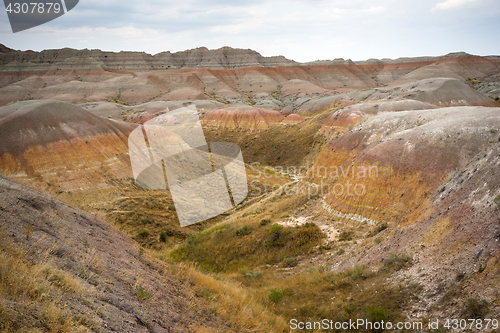 Image of Geology Rock Formations Badlands National Park South Dakota