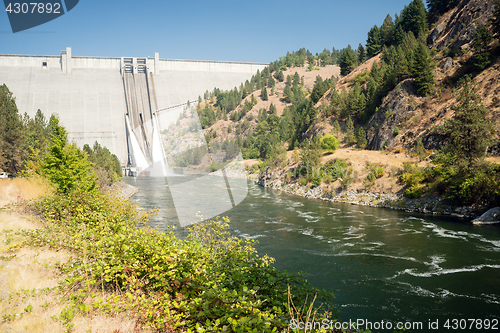 Image of Dworshak Dam Concrete Gravity North Fork Clearwater River Idaho