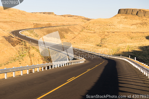 Image of Eastern Washington Desert Highway Lyons Ferry Road