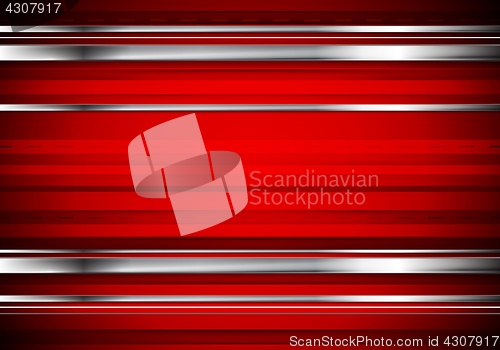 Image of Striped tech metallic corporate background