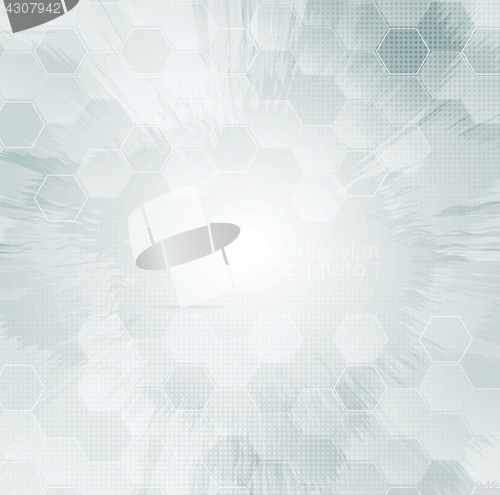 Image of Light grunge tech background