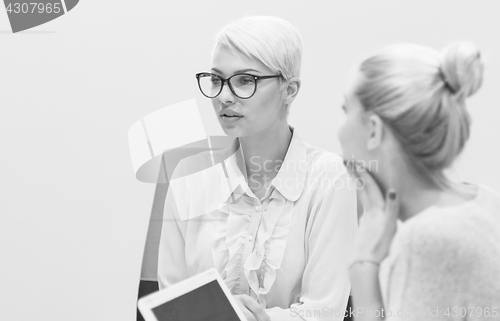 Image of Businesswoman in office