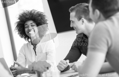 Image of Young team at work