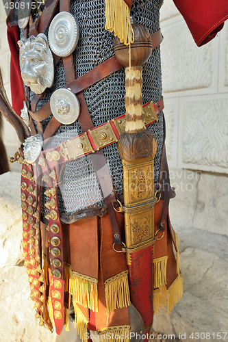 Image of Roman warrior iron armor