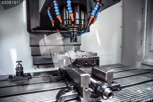 Image of Metalworking CNC milling machine.
