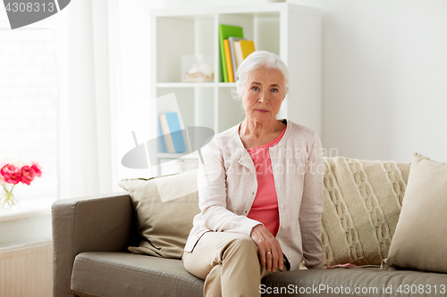 Image of senior woman at home