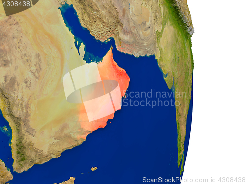 Image of Oman on Earth