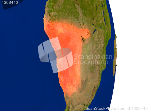 Image of Namibia on Earth