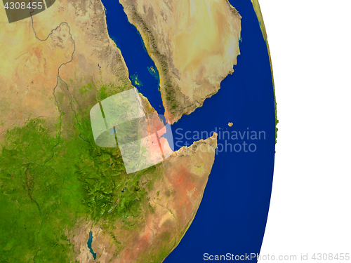 Image of Djibouti on Earth