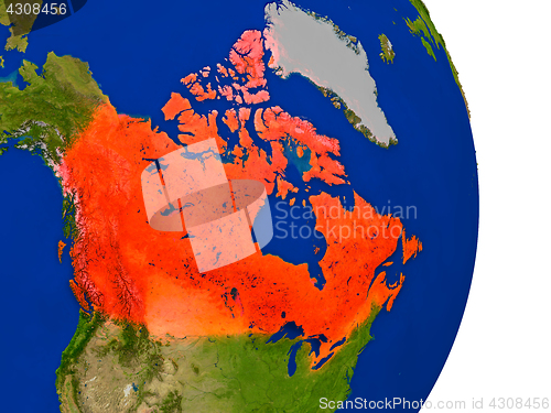 Image of Canada on Earth