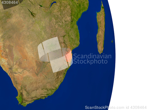 Image of Swaziland on Earth