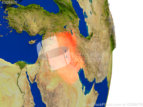 Image of Iraq on Earth