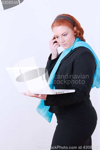 Image of Businesswoman at work