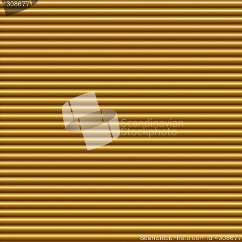 Image of Horizontal gold tube background, seamlessly tileable