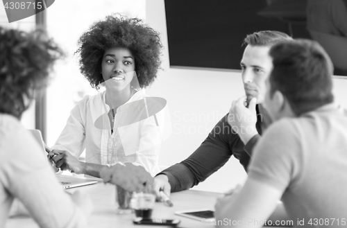 Image of Young team at work