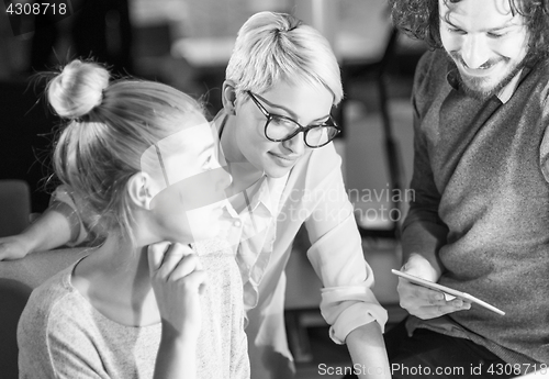 Image of Two young Businesswomans at work