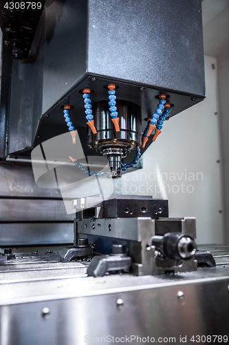 Image of Metalworking CNC milling machine.