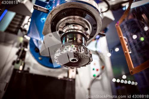 Image of Metalworking CNC milling machine.