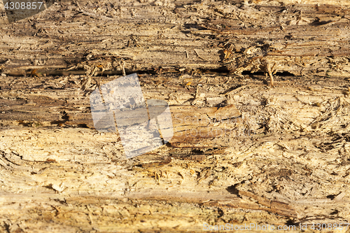 Image of old split wood