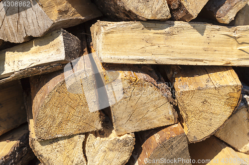 Image of logs for the stove