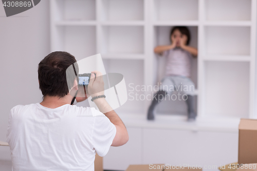 Image of Photoshooting with kid model