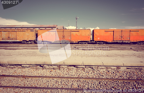 Image of Train station in Uyuni, Bolivia