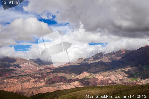 Image of Serranias del Hornocal, colored mountains, Argentina