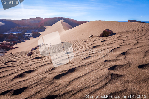 Image of Sand dunes in Valle de la Luna, San Pedro de Atacama, Chile