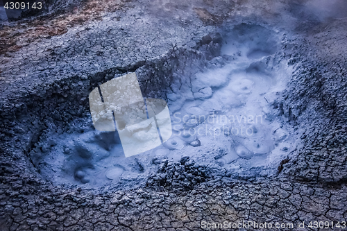 Image of Sol de manana hot mud in sud Lipez reserva, Bolivia