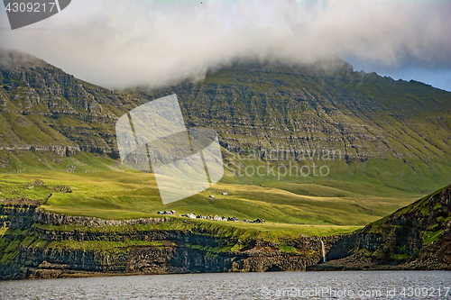 Image of Faroe Islands, Gasadalur waterfall