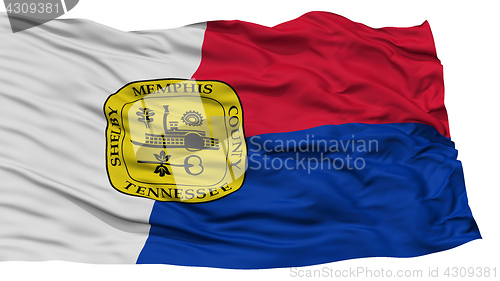 Image of Isolated Memphis City Flag, United States of America