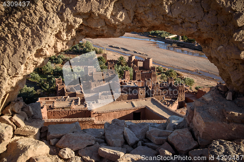 Image of Kasbah Ait Benhaddou in the Atlas Mountains of Morocco