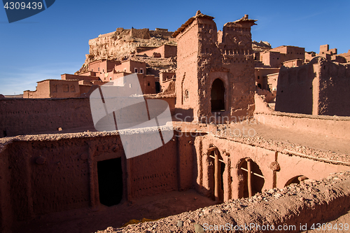 Image of Kasbah Ait Benhaddou in the Atlas Mountains of Morocco