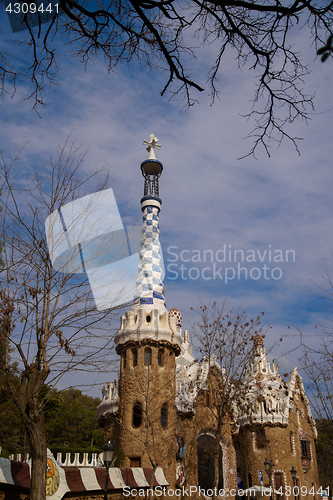 Image of Park Guell in Barcelona, Spain.