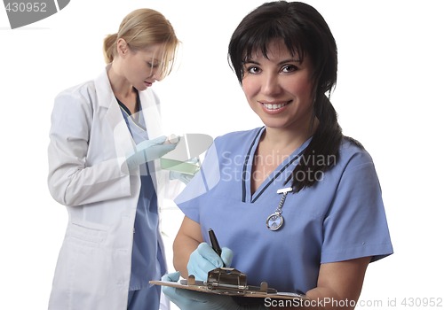 Image of Hospital staff at work