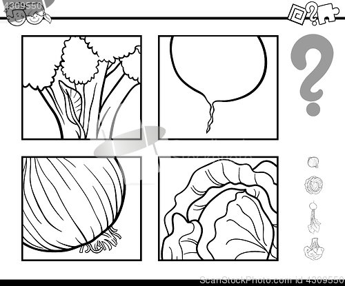 Image of guess vegetables coloring book