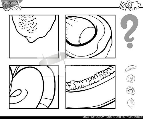 Image of guess fruits coloring book