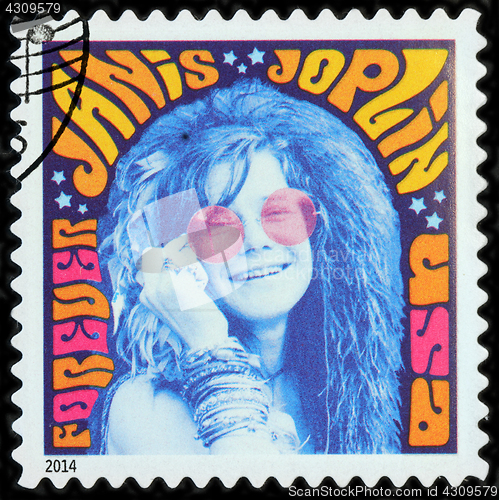 Image of Janis Joplin Stamp