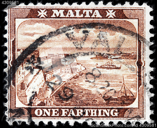Image of Valetta Grand Harbor Stamp