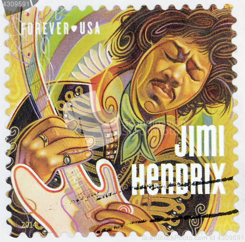 Image of Jimi Hendrix Stamp