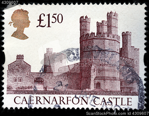 Image of Caernarfon Castle Stamp