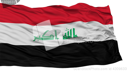 Image of Isolated Iraq Flag