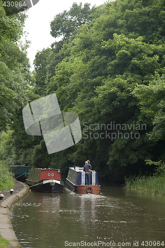 Image of Barge on Grand Union Canal