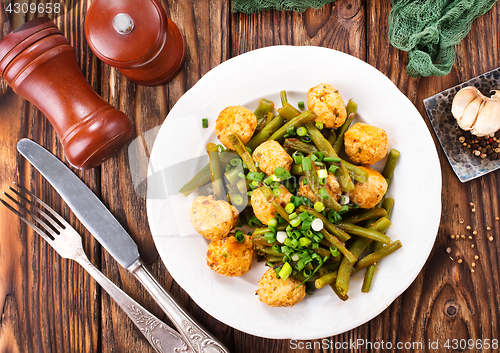 Image of meatballs with bean