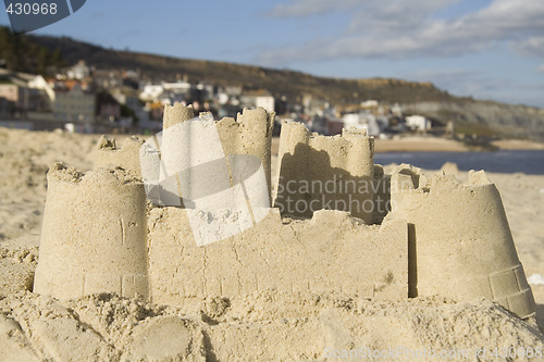 Image of Sandcastle at seaside resort