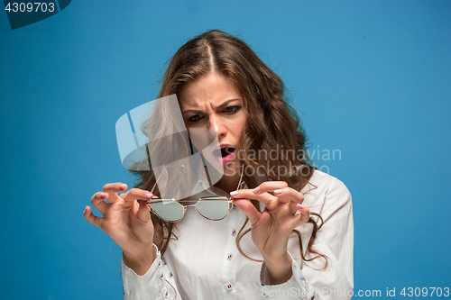 Image of The portrait of disaffected woman