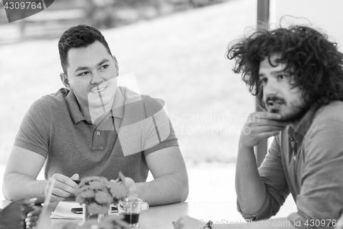 Image of Young team at work