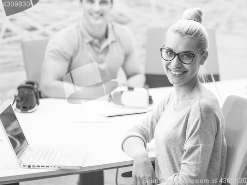 Image of Businesswoman in office